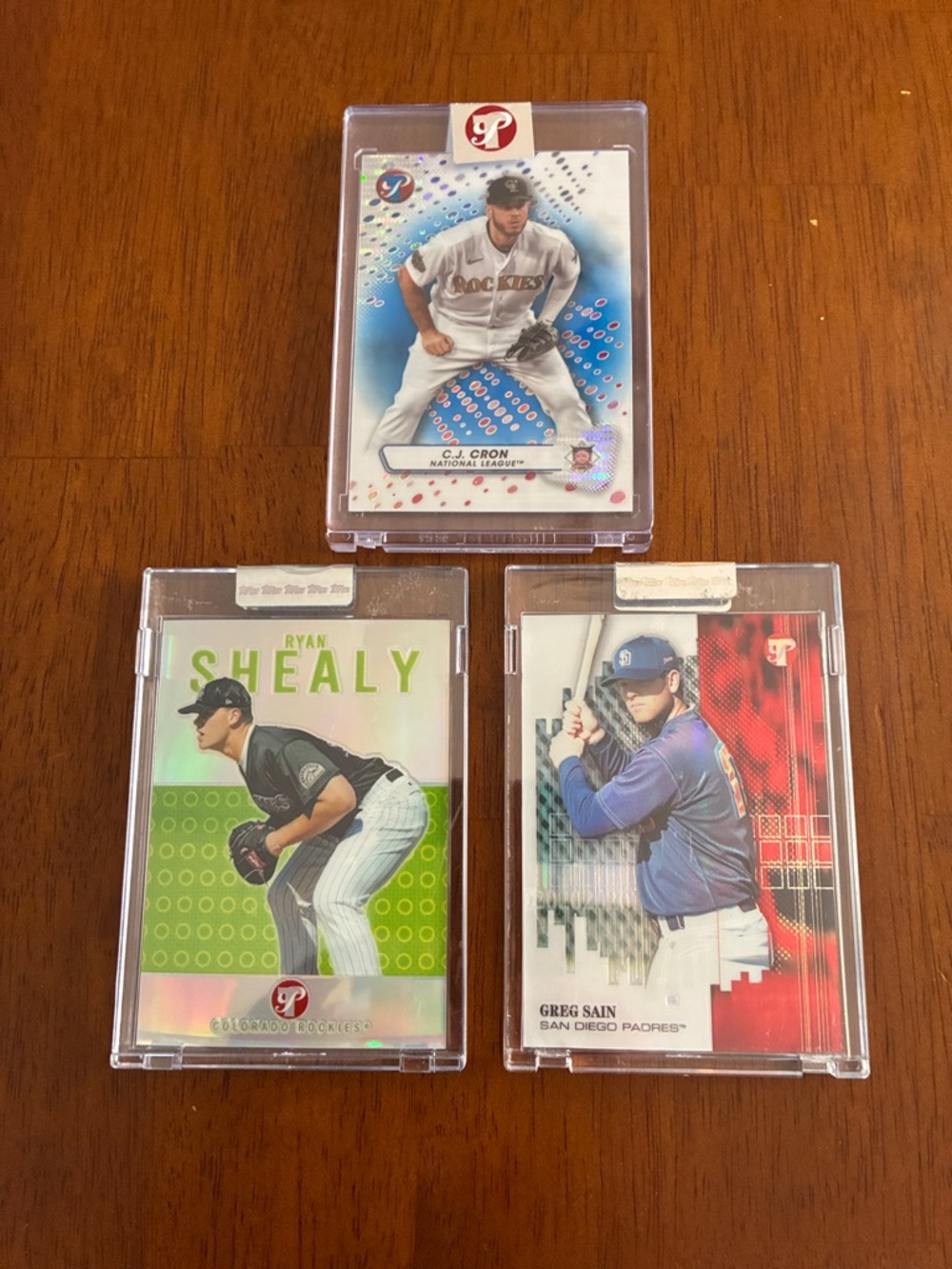 3 Topps Pristine Numbered Cards